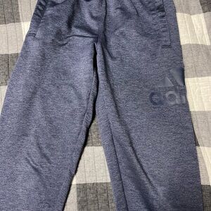 Adidas Kids Heathered Navy Joggers